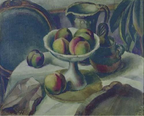 Edward Middleton Manigault Peaches in a Compote oil painting image